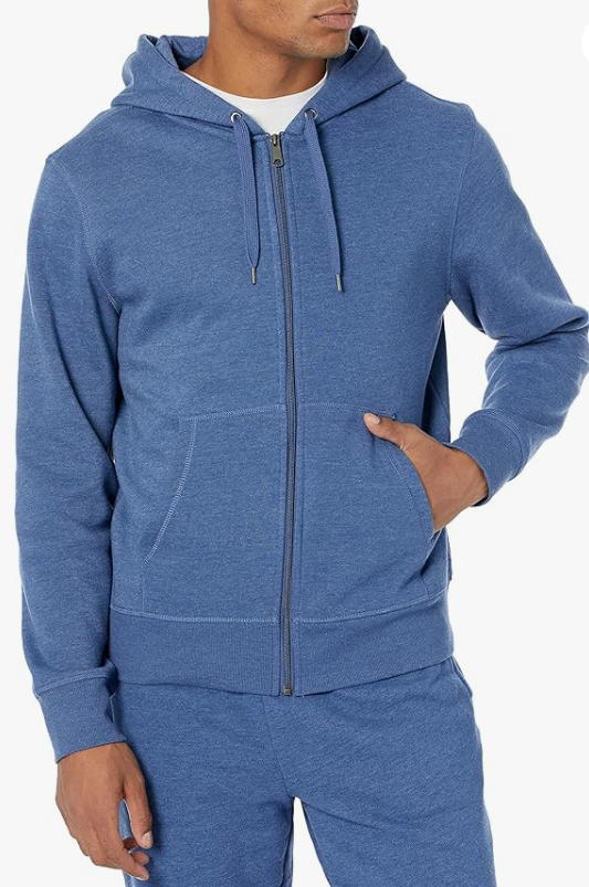   Essentials Men's Full-Zip Hooded Fleece