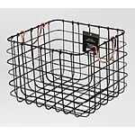 11" Threshold Woven Dark Basket $6, 11" Threshold Wire Basket w/ Copper Handles $6 + Free Store Pickup &amp; More