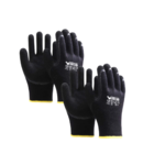 2-Pack Wostar Acrylic Waterproof Knit Lined Winter Work Gloves (Black) $5 &amp; More