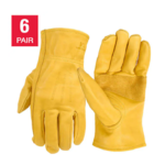 6-Pair Wells Lamont Men's  Leather Work Gloves $25 + F/S ~ Costco