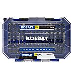 100-Piece Kobalt 1" Screwdriver Bit Set $13 + Free Store Pickup