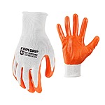 5-Pack Firm Grip Nitrile Coated Tough Working Gloves (Large Size) $4.50 + Free S/H