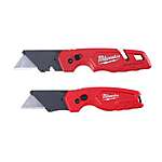2-Pack Milwaukee Fastback Press &amp; Flip Folding Knife Set $15 w/ store pickup ~ Ace