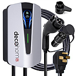 20' Deco Home Level 2 240V 40A NEMA 14-50 Wall EV Charger w/ Tesla Adapter $209 + Free S/H