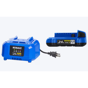 Kobalt 24V 2Ah Battery & Charger $  29 w/ free store pickup ~ Lowe's