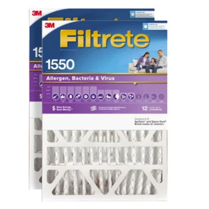 Costco Members: 2-Pack 3M Filtrete Deep Pleat MPR 1550 Filters (Various) $  30 + Free Shipping