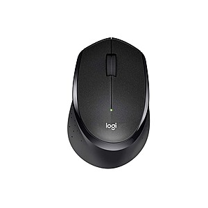Refurbished Logitech M330 Silent Plus Wireless Large Mouse (Black)  & More + Free S/H w/ Prime