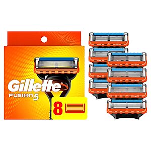 [S&S] $15.25: 8-Count Gillette Fusion5 Razor Refills for Men at Amazon ($1.91 each)