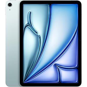 11" Apple iPad Air M3 Wi-Fi Tablet (2025, blue, space gray): 128GB $449 + Free Shipping