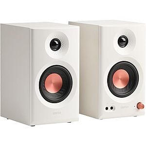 Edifier MR3 Bluetooth 5.4 Powered Studio Monitor Speakers (Pair, White) $100 + Free Shipping