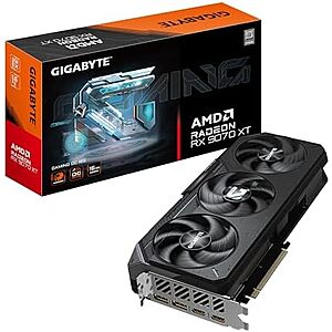 GIGABYTE Radeon RX 9070 XT GAMING OC 16GB GDDR6 Graphics Card $650 + Free S&H
