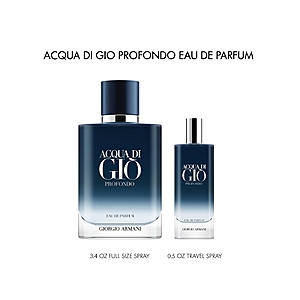 2-Piece Acqua di Gi&ograve; Profondo Eau de Parfum Father's Day Gift Set (3.4-0z + 0.5-oz) $96 ~ Macy's