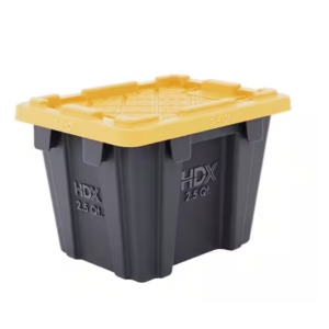 2.5-qt HDX Tough Storage Tote (3 Colors) 6 for