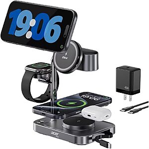 Acer 6-in-1 up to 25W Wireless Fast Charging Station $45.50 + Free S&H