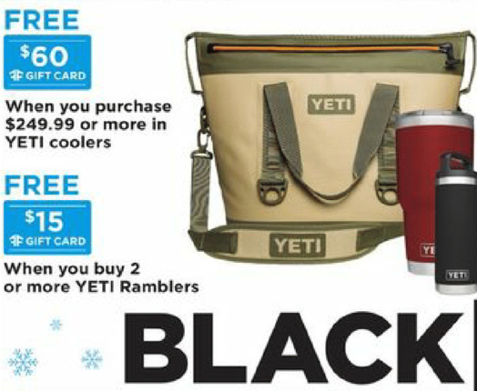 Mills Fleet Farm Promo Code >> Mills Fleet Farm Black Friday Free 60 Gift Card W Yeti Cooler Mills Fleet Farm Promo Code >> Mills Fleet Farm Black Friday Free 60 Gift Card W Yeti Cooler