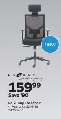 Staples Black Friday La Z Boy Mesh Back Molded Foam Task Chair