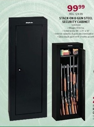 Sportsman S Warehouse Black Friday Stack On 8 Gun Steel Security