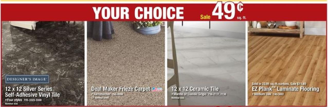 Menards Black Friday Ez Plank Laminate Flooring For 0 49