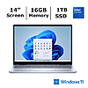 Dell Inspiron 2-IN-1 14&amp;quot; Touchscreen Laptop, Intel Core 7 Processor, 16GB Memory, 1TB SSD - $649.99 shipped - $649.99