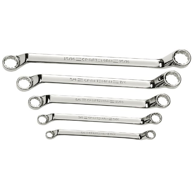 Sears Craftsman 5 piece offset SAE wrench set $9.94 store pickup