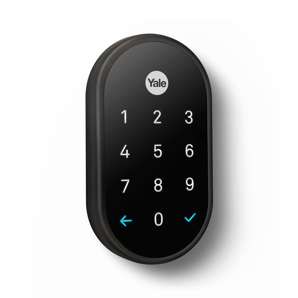 Google Nest x Yale Lock - Tamper-Proof Smart Deadbolt Lock with Nest Connect - Black Suede RB-YRD540-WV-BSP - The Home Depot - $260