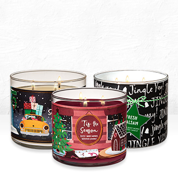 Select Bath Body Works Stores All 3 Wick Candles