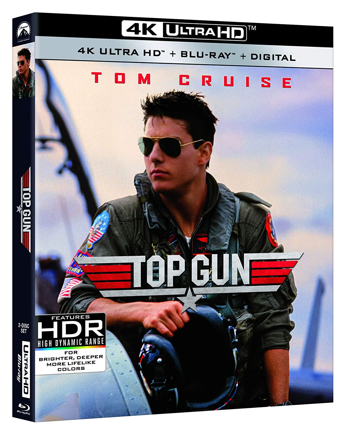 Top Gun disc (4K Ultra HD + Blu-ray + Digital) $14.99 on Amazon