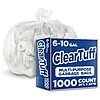 Stock Your Home Clear Trash Bags 6-10 Gallon (1000 Pack) $12.50 after clipping 50% S&amp;amp;S coupon free shipping with prime