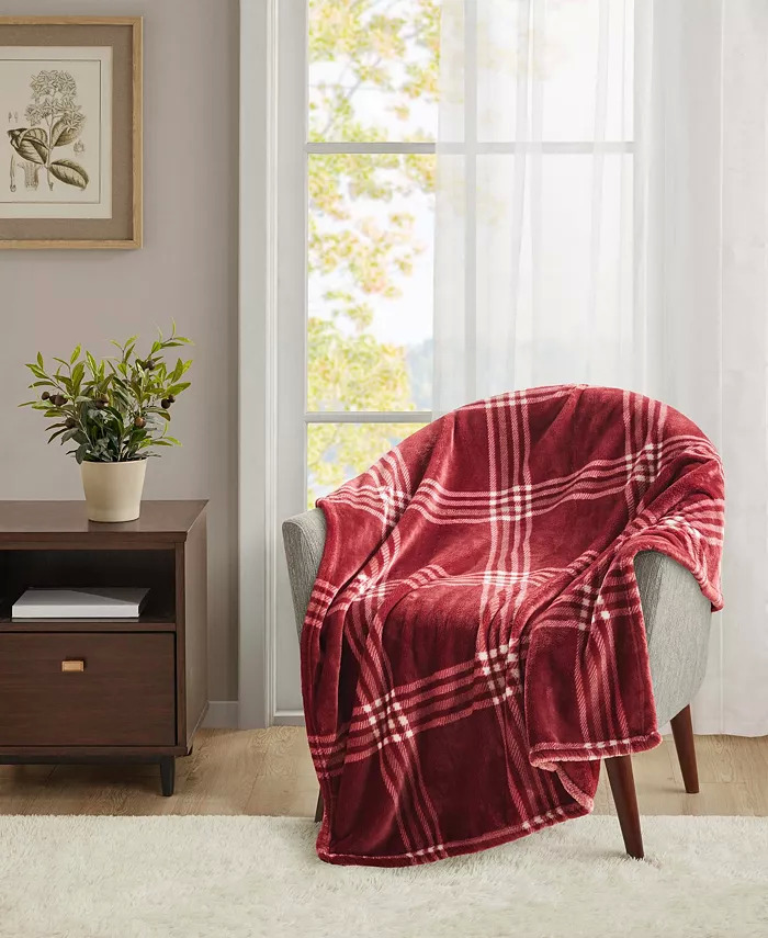 Charter Club Cozy Plush Throw, 50" x 70", Created for Macy's - $11.99.  Free shipping to store.