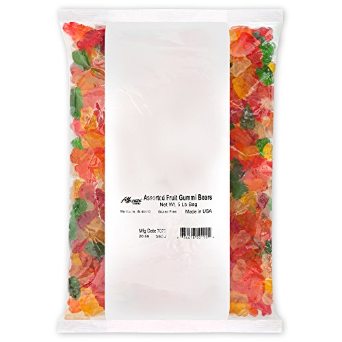 Albanese Assorted Fruit Flavor Gummi Bears 5-Pound Bags (Pack of 2) $10.89 • Free Shipping w/ Prime or on $25+
