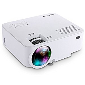 urlhasbeenblocked T20 1500 Lumens LED Video Projector w Free HDMI, LCD Mini Projector Multimedia Home Theater Projector 150" Support 1080P HDMI - 89.99