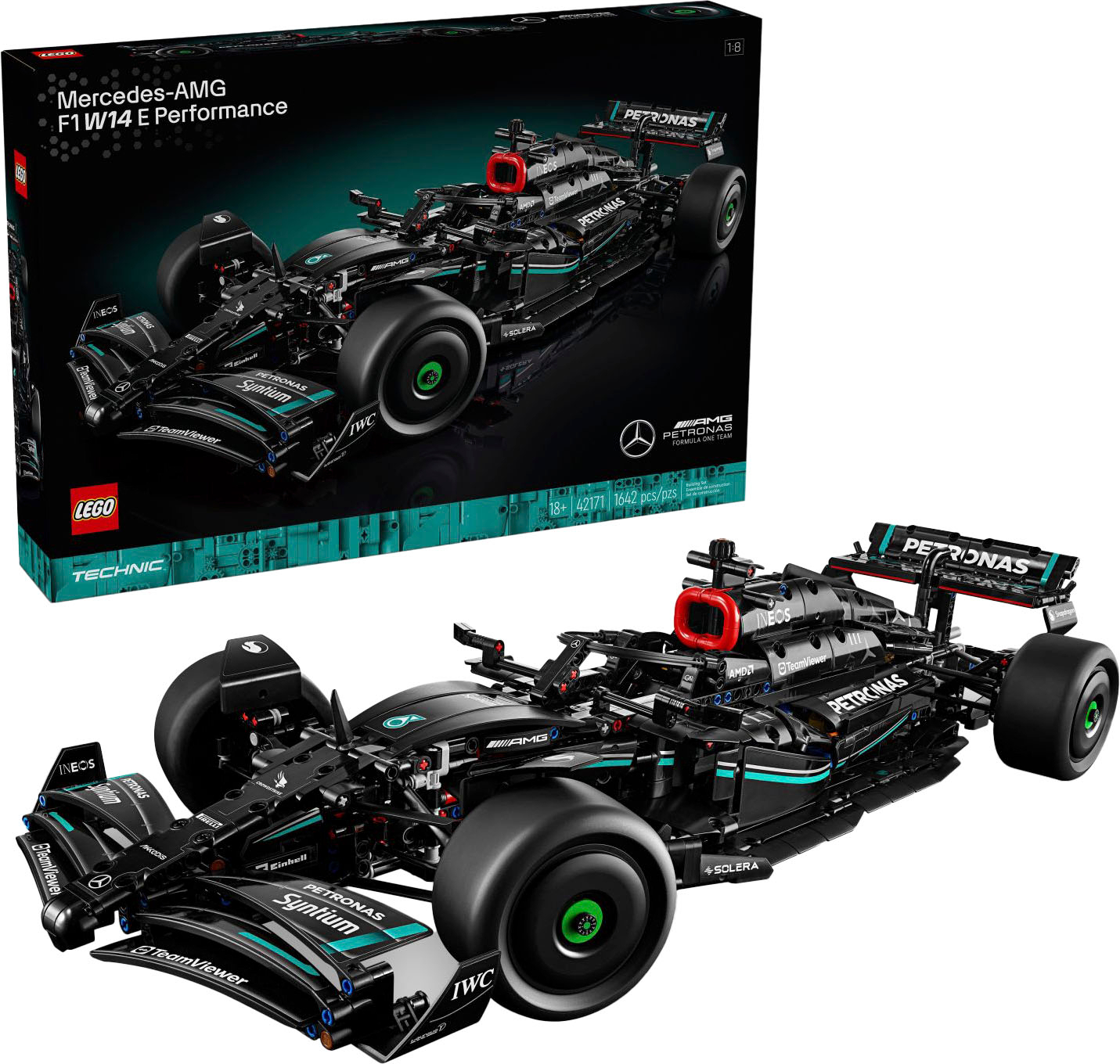 mercedes formula 1 car lego technic