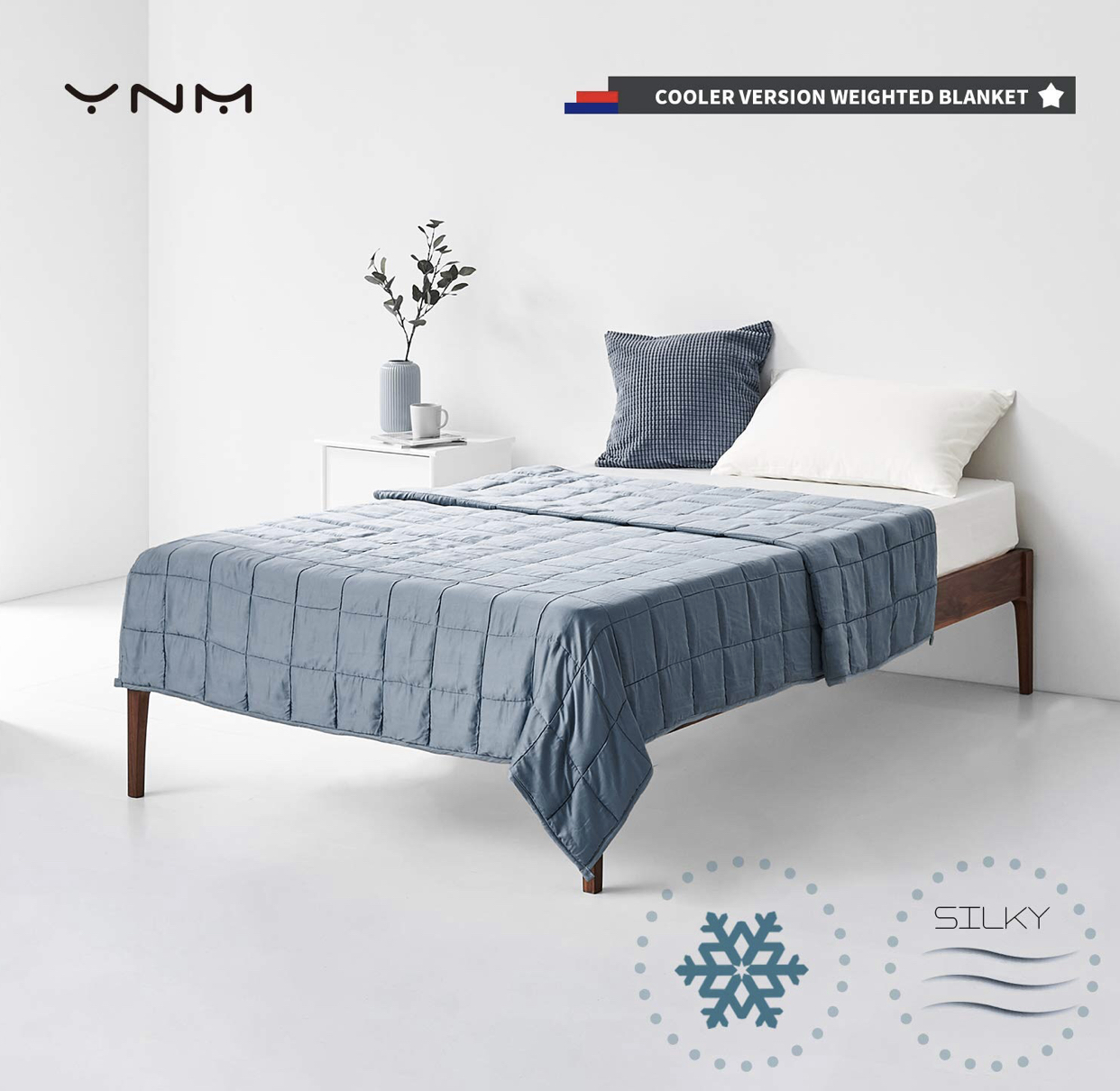 YnM Bamboo Weighted Blanket King Size 80”x87” $118.94 - Slickdeals.net