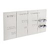 48-Piece Amazon Basics Rectangular Metal Pegboard Kit, Rust and Scratch Resistant (Gray) $34.01 + Free Shipping w/ Prime or on $35+