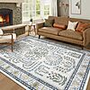 5x7 Beeiva Vintage Washable Boho Large Area Rug (Beige) $18.49 + Free Shipping w/ Prime or on $35+