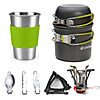 Prime Members: 9-Piece Odoland Stainless Steel Camping Cookware Set $15.65 + Free Shipping