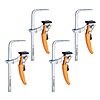 4-Pk POWERTEC 71542-P2 Quick Release Ratcheting Table Clamp for MFT and Guide Rail System $36.77 + Free Shipping