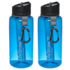 2-Pack 22-Oz Lifestraw Go Leakproof Water Filter Bottles w/ Straw Top (Blue) $29.99 &amp;amp; More + Free S/H