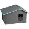 Frisco Extra Wide Indoor Heated Cat House (Grey or Green) $29 + Free Shipping