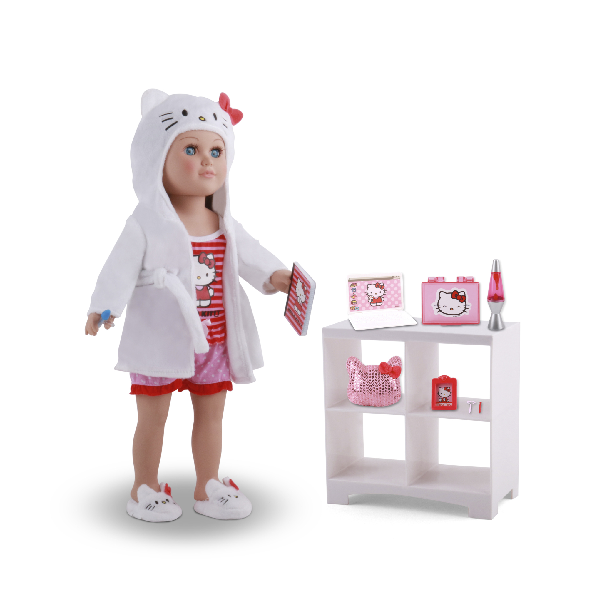 13 pce. My Life As - Hello Kitty Pajama Party Bundle, for 18" Dolls $12.99 at Walmart