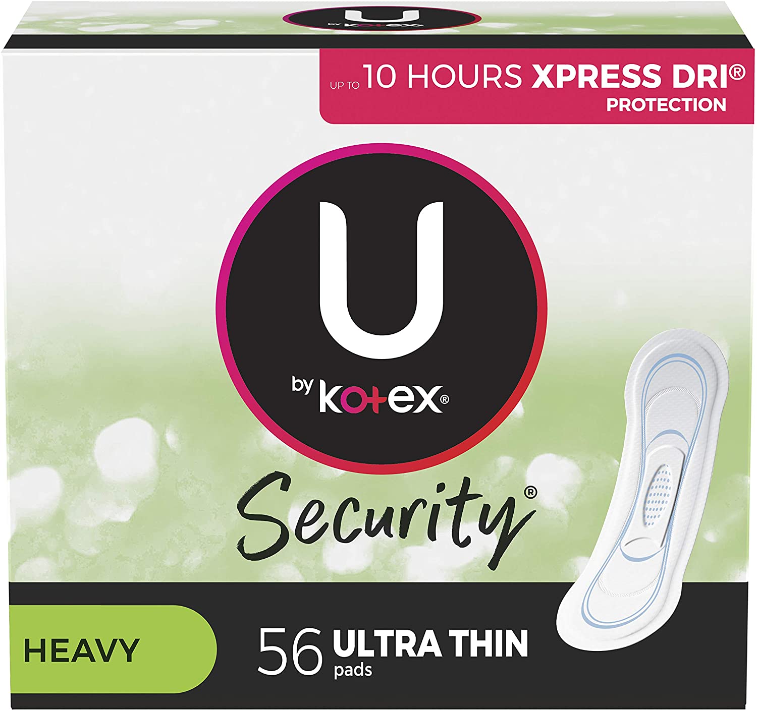 56 ct. Kotex Security Ultra Thin Feminine Pads (Heavy) $5.00 w/s&s