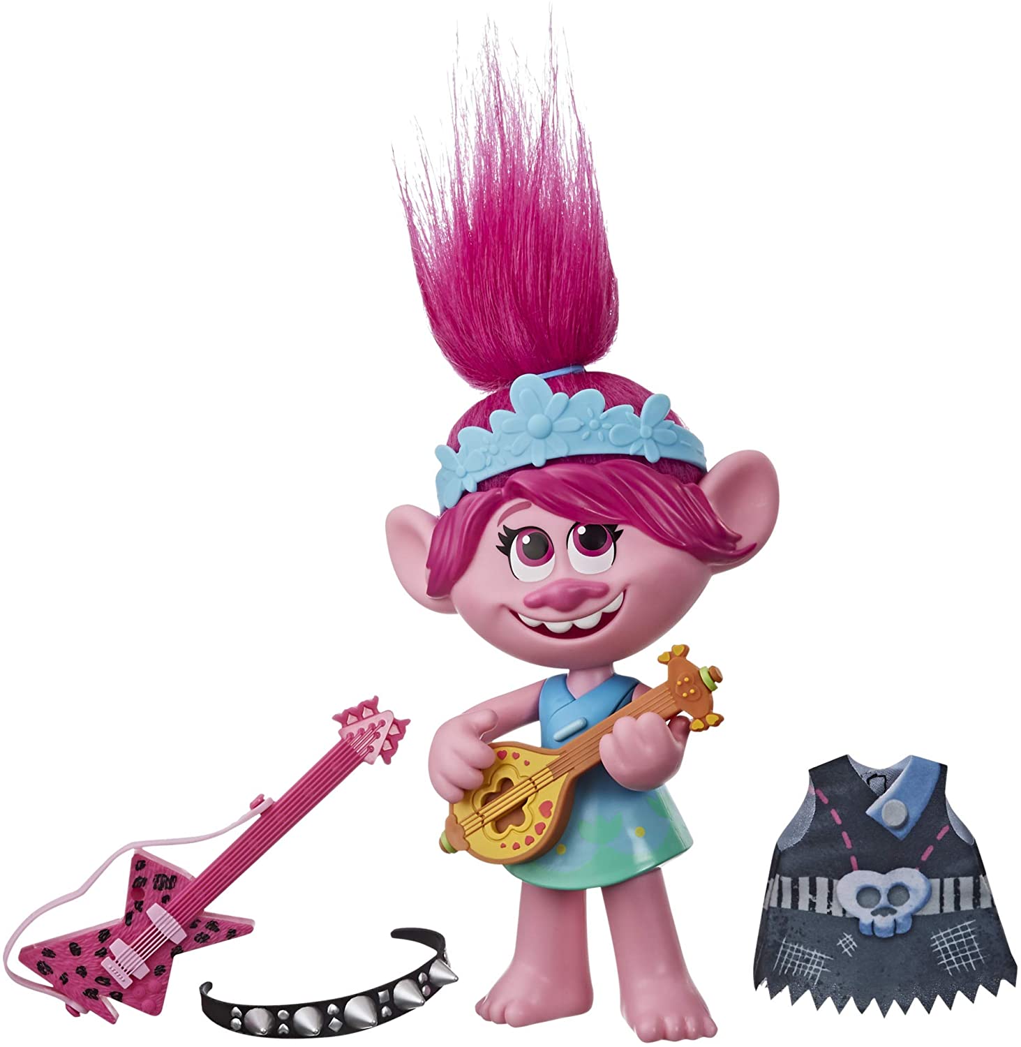 DreamWorks Trolls World Tour Pop-to-Rock Poppy Singing Doll $7.39 - Free Shipping w/Prime
