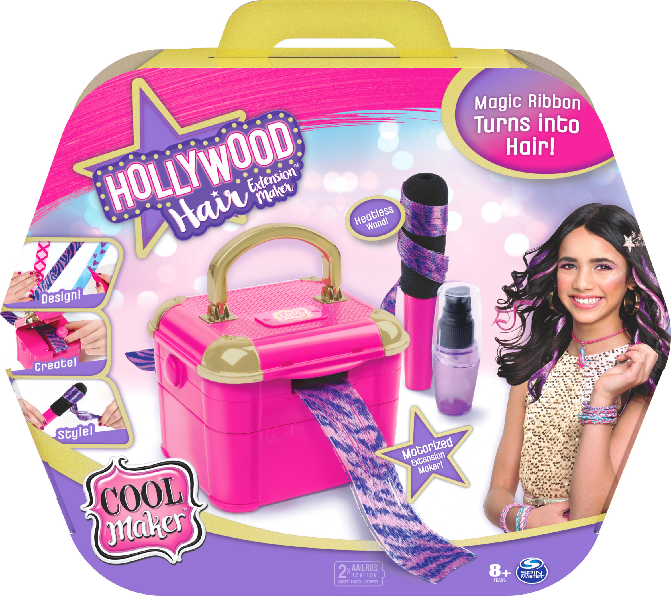 Cool Maker Hollywood Hair Extension Maker w/ 12 Customizable Extensions $8 - Free Shipping w/Prime
