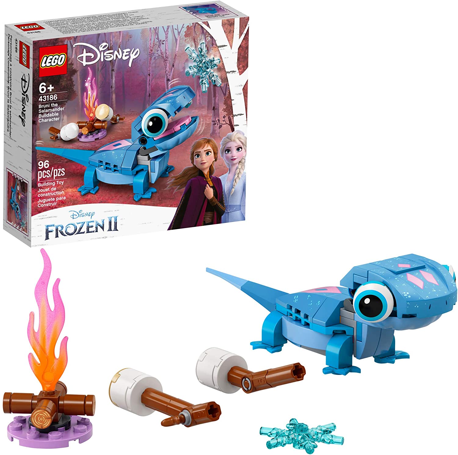 96 Pc. LEGO Disney Bruni The Salamander Buildable Character (43186) $10.39 - Free Ship w/Prime