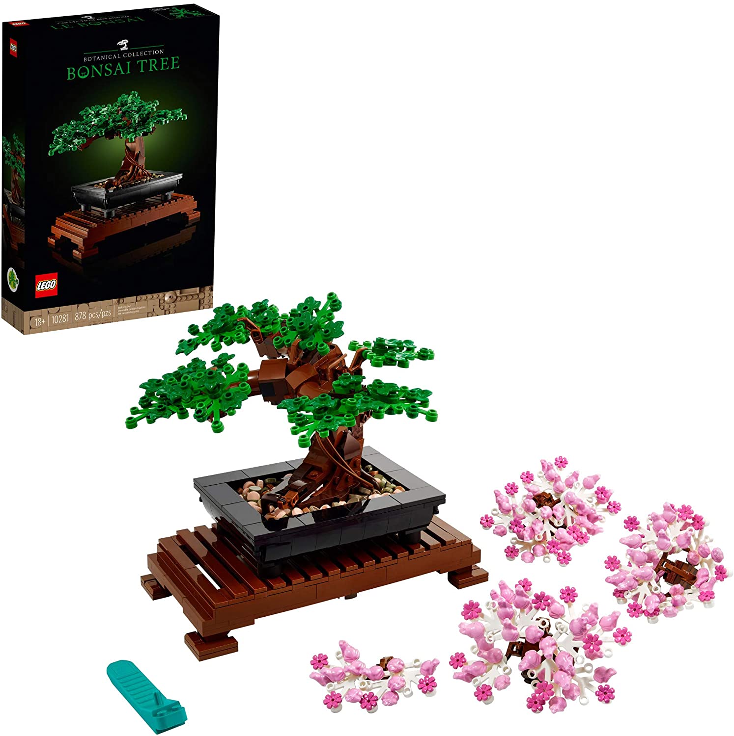 878-Piece LEGO Botanical Collection Bonsai Tree Building Set $39.99 + Free Shipping