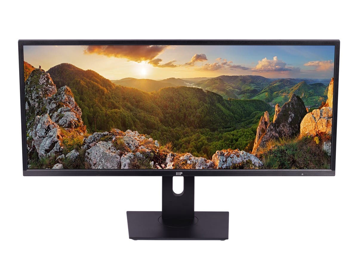 Monoprice 34in CrystalPro UWQHD Monitor - 60Hz, Height Adjustable Stand, VA $349.99 + Free Shipping