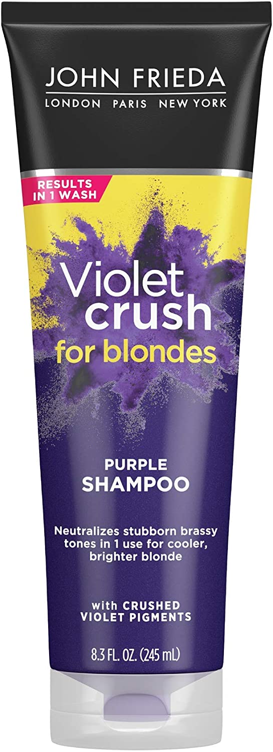 John Frieda Violet Crush Purple Shampoo or Conditioner for Brassy Blonde Hair 8.3 Ounce $6.98 + Free Ship w/Prime