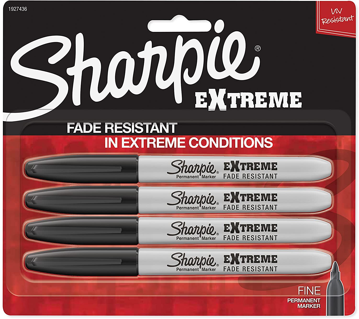 4-Count Sharpie Extreme Fade Resistant Permanent Markers (Black) $2.97 + Free Ship w/Prime
