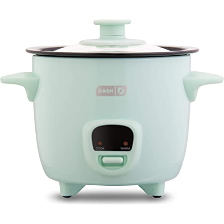 2 Cup - Dash Mini Rice Cooker Steamer, Removable Nonstick Pot (Soups, Stews, Grains & Oatmeal) Aqua $18.75 + Free Ship w/Prime