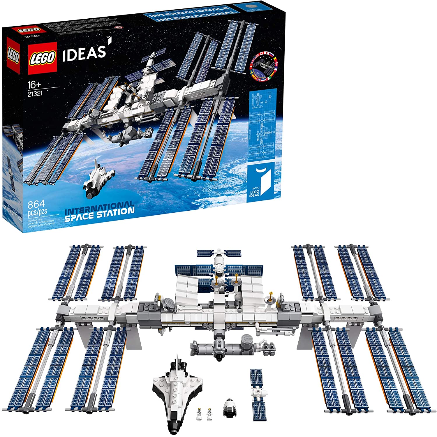 LEGO Ideas International Space Station Building Kit $55.99 + Free Shipping